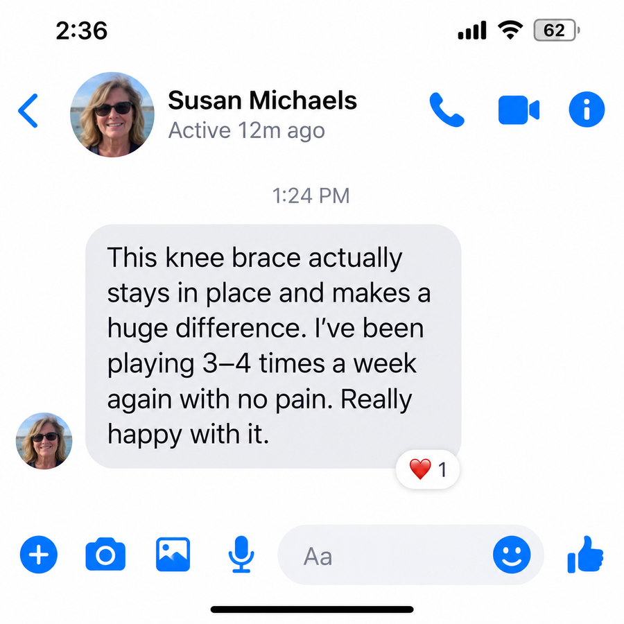 Facebook comment from a pickleball player 3