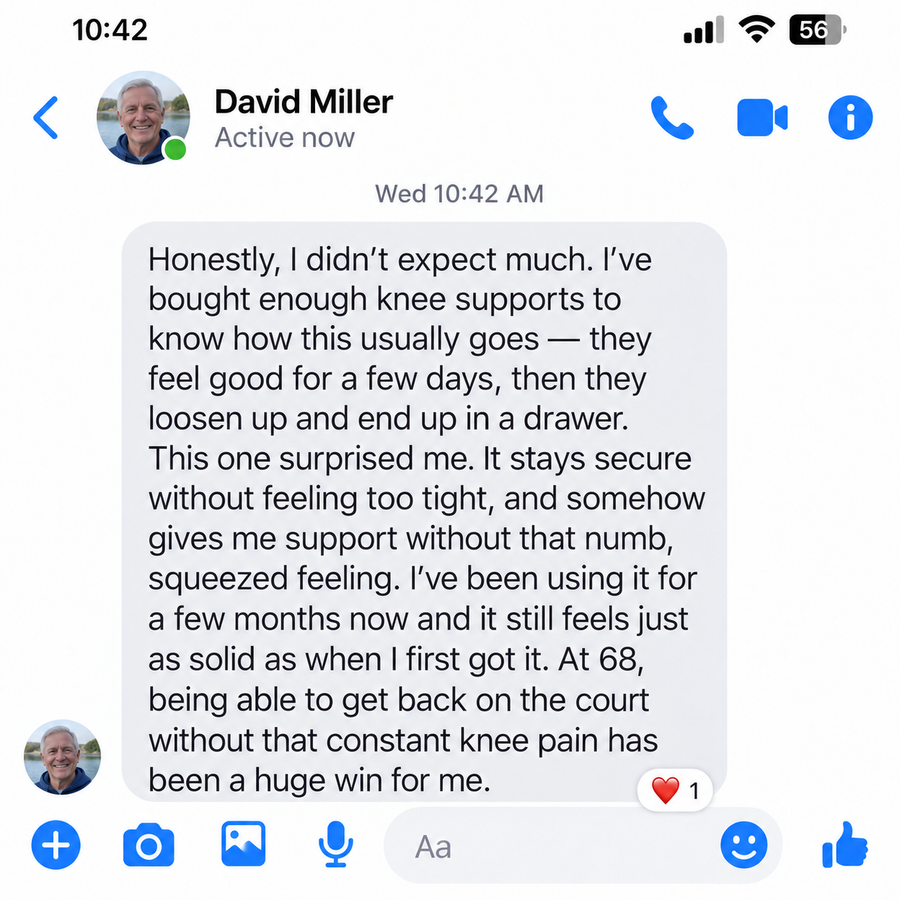 Facebook comment from a pickleball player 5