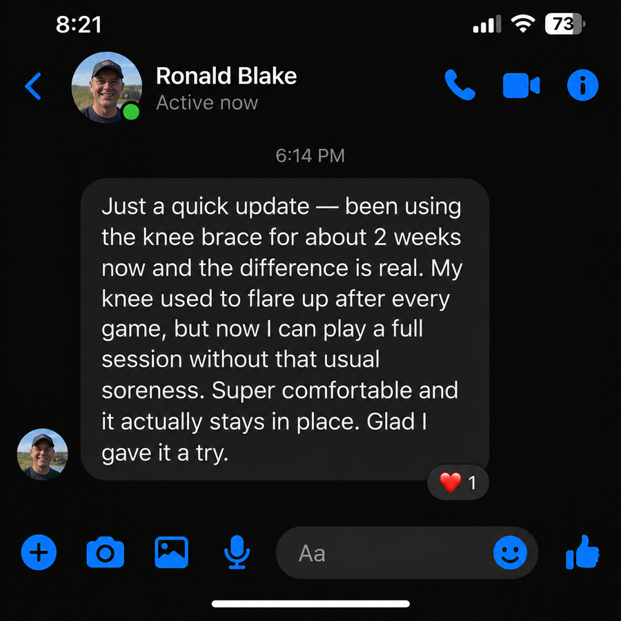 Facebook comment from a pickleball player 6