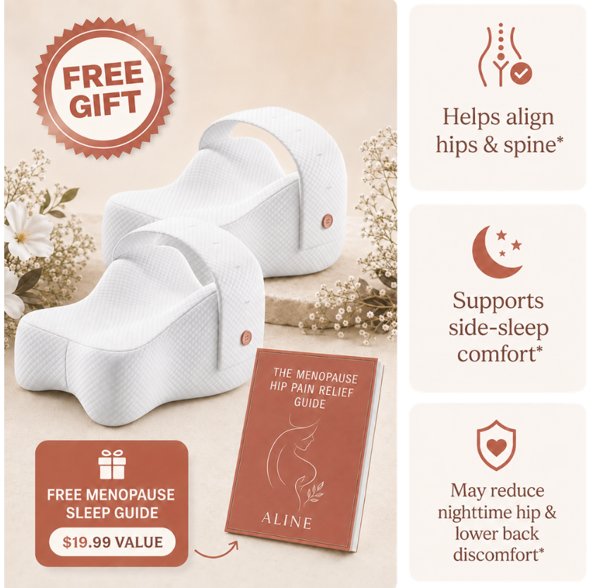 Product hero — Aline pillow on a bed